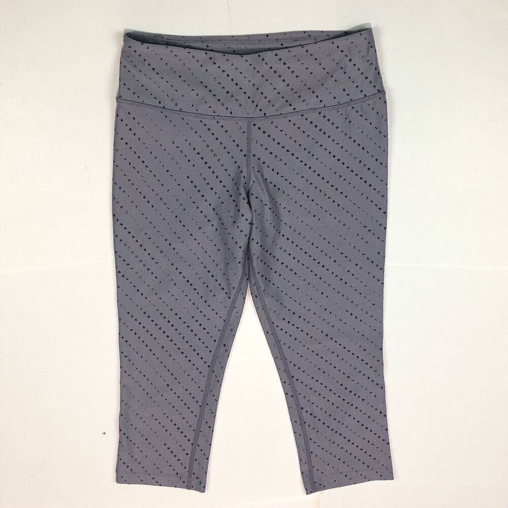 Nike Golf Tour Performance Pro Pattern Capri Tights Purple Small F5